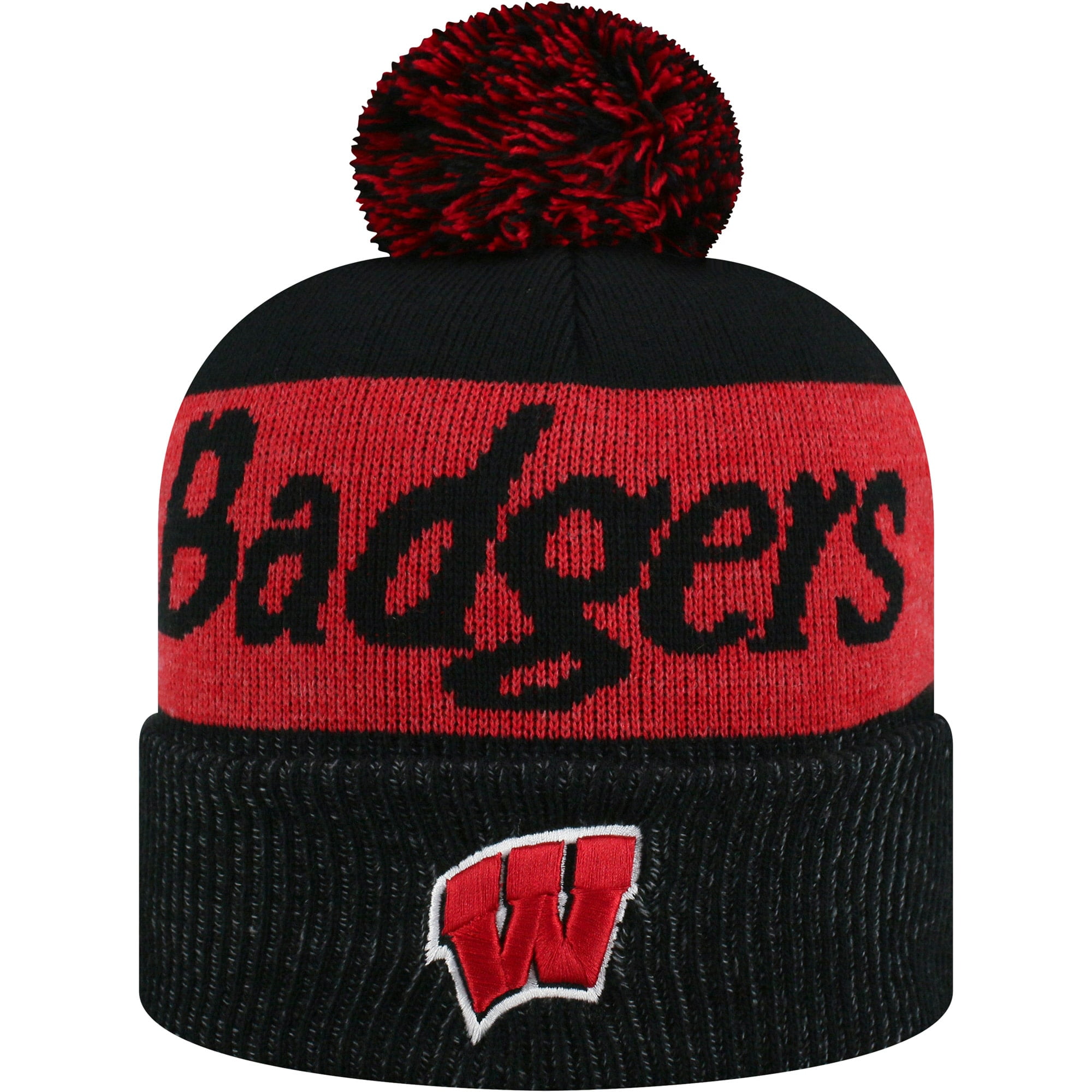 wisconsin badgers knit hat