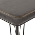 thumbnail image 3 of Mayson 26" Counter Stool in Charcoal Fabric with Industrial Steel Base 2/CTN, 3 of 3