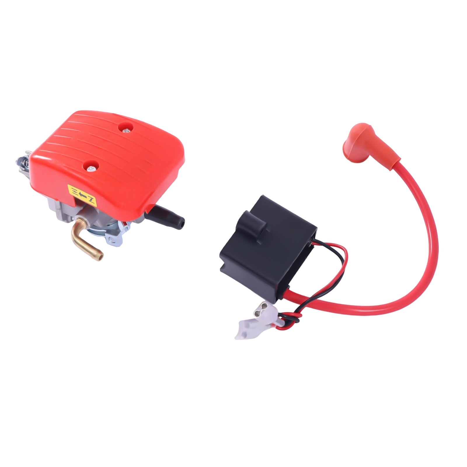 Anqidi Full Set 100CC 2-Stroke Bicycle Gasoline Engine Motor Kit Upgrade Hydraulic Handle DIY Gas Motorized Bike Modified Set
