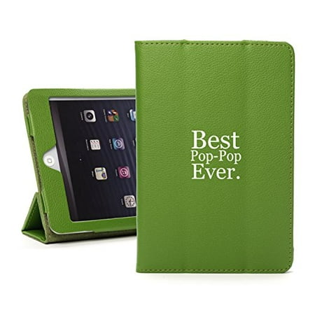 For Apple iPad Mini 1/2/3 Green Faux Leather Magnetic Smart Case Cover Best Pop-Pop (Best 4g Mifi In India)