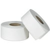 TT2JT White Janitorial Supplies 3.7 Inch x 1000 Inch Advantage 2-Ply Jumbo Toilet Tissue Made In USA CASE OF 12