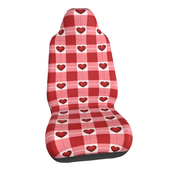 Valentine’s Day Car Seat Covers Stretch Car Seat Protectors Universal Fit