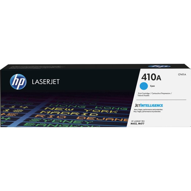 Hp 410a Cf411a Toner Cartridge Cyan Walmart Com
