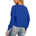 thumbnail image 3 of Yokua Womens Button Up Cardigan Knit Fabric Simple Design Long Sleeve Sweater Jacket, 3 of 8