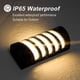 thumbnail image 2 of Aplique de pared para exteriores/interiores, moderno aplique LED de 12 W para exteriores, resistente al agua IP65, 1200 lm, 3000 K, lámpara de pared blanca cálida para jardín, terraza, patio, dormitorio, pasillo del hogar Deco JM, 2 of 5