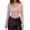 Pink, variant on Women Long Sleeve Backless Crop Tops Square Neck Bodycon Shirts Cut Out Pullover Streetwear Long Sleeve Stretch Tee Turtleneck Tee for Women Light Shirts for Women Tops Loose Tee Shirts