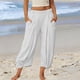 thumbnail image 1 of TaTaai Women's Solid Color Loose Fit Elastic Waist Beam Foot Long Pants Comfortable Casual Trousers with Convenient Side Pockets Versatile Daily Sports and Lounge Pants Gift, 1 of 6
