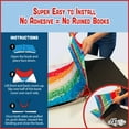 thumbnail image 7 of Ellopi 9" x 11" Jumbo Stretchable Book Covers Cool Print Book Sox, 1 Ct, 7 of 7