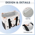 thumbnail image 4 of FORMRS Tote Bag for Women Large Capacity Canvas Travel Foldable Carry On Shopping Handbag, Ghost Design, 4 of 8