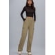 thumbnail image 1 of Pantalones de mujer de moda Pantalones de estilo crock de moda Pantalones con cremallera y bolsillo Pantalones rectos sueltos de calle moda, 1 of 6