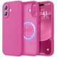 thumbnail image 1 of Funda de Silicona Premium, compatible con MagSafe, a Prueba de Golpes, para iPhone 17 6.3", Pitaya, 1 of 7