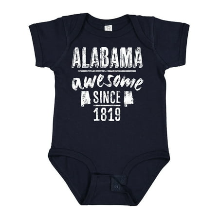 

Inktastic Alabama Awesome Since 1819 Gift Baby Boy or Baby Girl Bodysuit