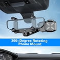 thumbnail image 3 of Car Rearview Mirror Phone Holder For Navigation Selfies Live Broadcasting Multifunctional Retractable Car Phone Holder, 3 of 5