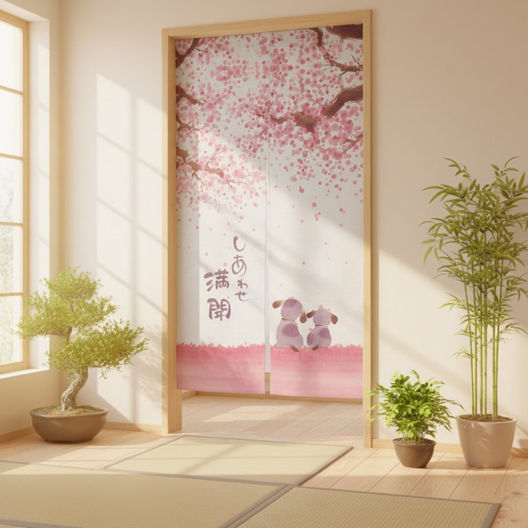 本日限定価格　Private 0204 KristenseN DU NORD I-MART Noren Doorway Curtain 59