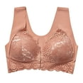 thumbnail image 2 of loopsun New Years Eve Savings Clothing 2023 for Womens Plus Size Bra,Women Lace Bralette Plus Size Vest Crop Wireless Lingerie Deep V Sexy Underwear Camisole Cute Bra, 2 of 7