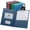 Assorted Colors, variant on FILE-EZ Two-Pocket Folders, Dark Blue, 25-Pack, Textured Paper, Letter Size (EZ-52523)