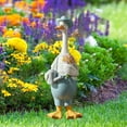thumbnail image 4 of Estatua de pato de jardín, accesorios, artesanía, regalo, escultura de animal realista y resistente. Señor Pato, 4 of 6
