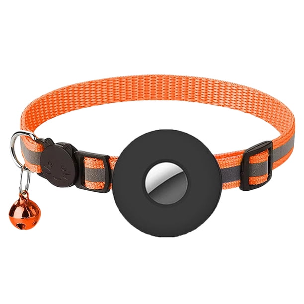 Kuymtek Fashion Gps Tracker Nylon Cat Tracker para Accesorios para Al Aire Libre (naranja)
