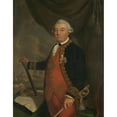 thumbnail image 2 of Cornelis Van Cuylenburgh II 15x18 Gold Ornate Wood Frame and Double Matted Museum Art Print Titled - Portrait of Johan Arnold Zoutman (1801), 2 of 4