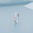 thumbnail image 1 of Anillo de plata 925 con 26 letras, diseño de nicho femenino, anillo con elemento de lujo, anillo abierto para dedo índice, 1 of 5