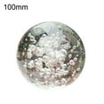 thumbnail image 2 of Naierhg Transparent Bubbles Sphere Faux Crystal Glass Ball Home Office Ornament Decor 100mm, 2 of 8