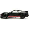 thumbnail image 6 of Jada 32994 2020 Ford Mustang Shelby GT500 Matt Black with Red Stripes Bigtime Muscle Series 1-24 Scale Diecast Model Car(Selections May Vary), 6 of 6