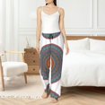 thumbnail image 2 of Haiem Mandala Women's Pajama Pants Ultra Lightweight Pjs Bottoms Sleepwear Bottom Pants With Pocket Drawstring-Small, 2 of 7