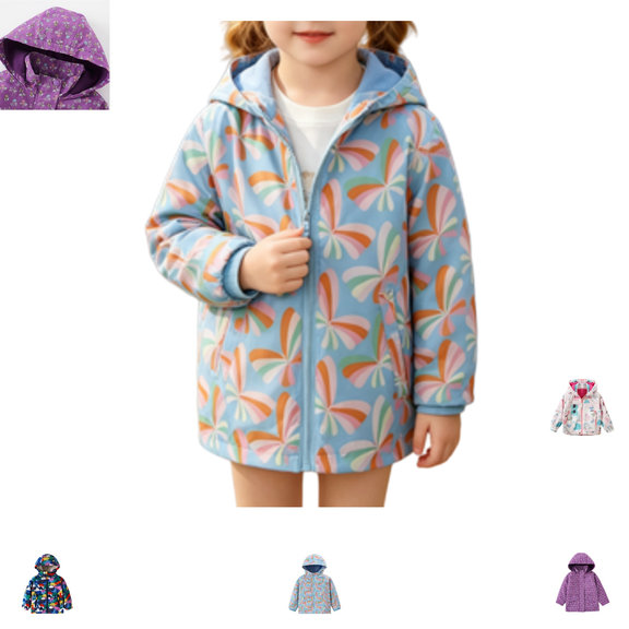 YOUYEDIAN Jacket for Toddler Long Sleeve Warm Fashion Hooded Cardigan Comfortable Zipper Design Coat for Fall&Winter