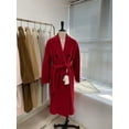 thumbnail image 1 of QueenLine High-end Winter Cashmere Camel Color Long Wool Classic Double-breasted Lace-up Gray Red Coat, 1 of 24