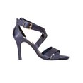 thumbnail image 2 of SANDALIAS TACONES VESTIR LEON DAMA MUJER AZUL MARINO TEXTIL 3231 LEON 3231, 2 of 3