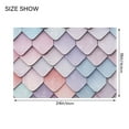 thumbnail image 4 of Yayeee Bath Rug for Bathroom Floor Non Slip Rectangle Fluffy Soft Absorbent Mat, 16"x24", Pink Art Pattern, 4 of 7