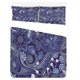 thumbnail image 1 of Juego de ropa de cama ABPHQTO 3 piezas Funda de edredón azul marino Paisley con 2 fundas de almohada, 1 of 4