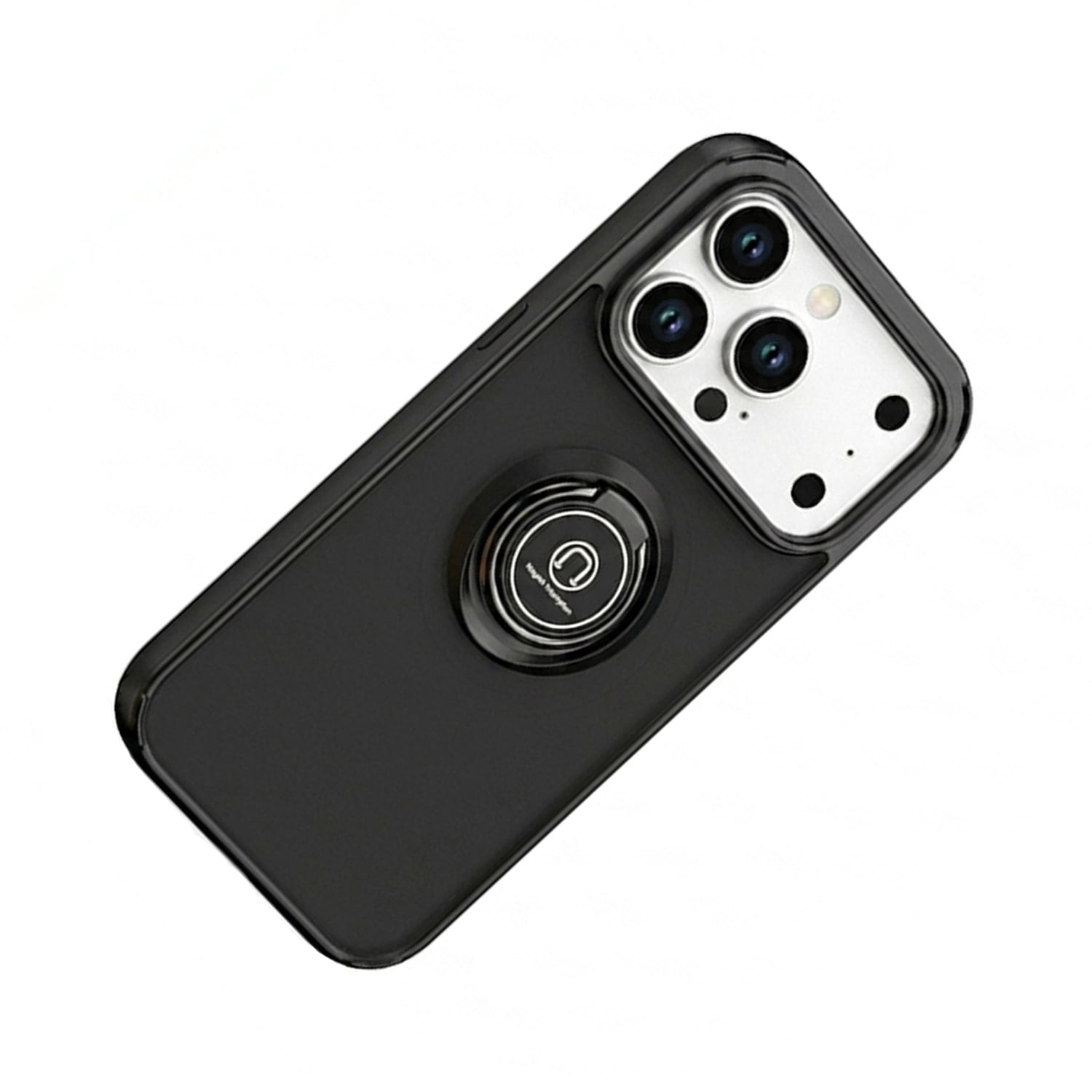Strong Matte Ring Case for iPhone 17 Pro Max- Black