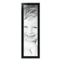 thumbnail image 2 of ArtToFrames 10" x 35" Black Engraved Edges Picture Frame, 10x35 inch Black Wood Poster Frame (WOM-4055), 2 of 8