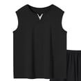 thumbnail image 7 of CHUMUD Shorts Sets for Men 2 Piece Outfits Cotton Tracksuits Summer Matching Set Sleeveless Tank Top Elastic Waist Shorts Set Casual Athletic (Avail for Big & Tall), 7 of 7