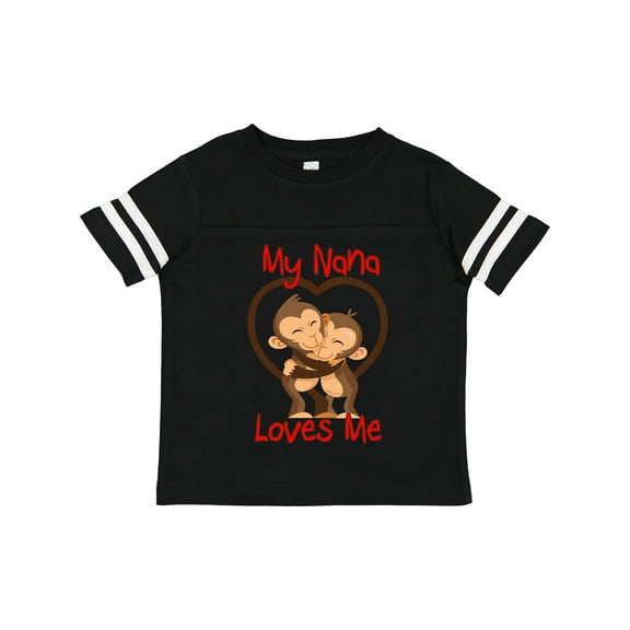 Inktastic My Nana Loves Me Monkey Boys or Girls Toddler T-Shirt