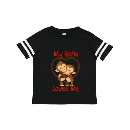 

Inktastic My Nana Loves Me Monkey Gift Toddler Boy or Toddler Girl T-Shirt
