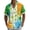 Hawaii Saint Pa3, variant on Hawaiian Shirt for Men Hawaiian Clover Short Sleeve Button Down Beach Shirts Casual Summer Tops for Vacation