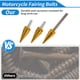 thumbnail image 3 of Pernos de parabrisas Unique Bargains para Harley Davidson Touring Freewheeler/Tri Glide 2014-2024 1 perno largo 2 pernos cortos aleación de aluminio tono dorado, 3 of 6