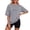 A-Grey39, variant on Womens Oversized T-Shirts Summer Short Sleeve Crew Neck Casual Letter Graphic Tees California Theme Simple Everyday Wear Laid Back Daily Casual Tops