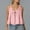 Pink, variant on Women Summer Boho Lace Tie Front Tank Beach Vacation Top Button Down Sleeveless Cardigan Crop Y2k Tops Clothes