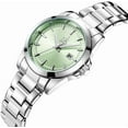 thumbnail image 3 of Minimalist Quartz Watches for Women with Date Stainless Steel Bracelet and Fashionable Color Dial, 3 of 7