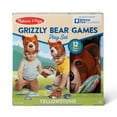 thumbnail image 5 of Melissa & Doug Yellowstone National Park Grizzly Bear Games and Pretend Play Set with Plush Bear Heads and Bear Paw Gloves, 5 of 12