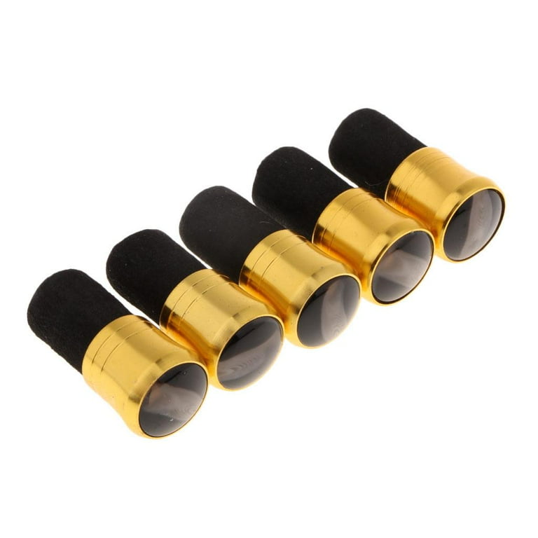 5pcs Fishing Rod Pole Caps Front Cover Stopper Plug End Protector Fishing  Rod Building Repair 13mm 
