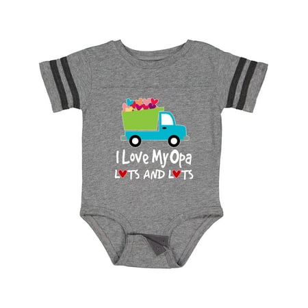 

Inktastic Grandson I Love My Opa Grandpa Gift Baby Boy Bodysuit