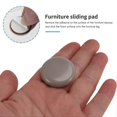 thumbnail image 3 of 24 Pcs Furniture Sliders Gliders for Carpet Laminate Floor Sliders Self Adhesive Sofa Glider Pads fo, 3 of 5
