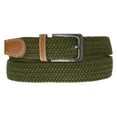 thumbnail image 5 of Marshal Braided Elastic Stretch Belts with Gunmetal Buckle  S110, 5 of 10