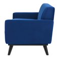 thumbnail image 6 of Tufted Sofa, Velvet, Blue Navy, Modern Contemporary Urban Design, Living Lounge Room Hotel Lobby Hospitality, 6 of 7