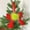 multicolor#225, variant on Cadorn Christmas Bow Ornament, Velvet Wreath Crafts Bows Xmas Tree Ribbon Hanging Bows Pendants for Christmas Holiday Home Outdoor Indoor Party Garland Decoration(Red)