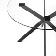 thumbnail image 2 of Home Gear Table à manger ronde avec piètement en X noir, 2 of 3
